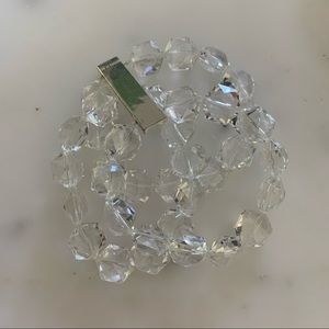 Clear bead chunky bracelet!